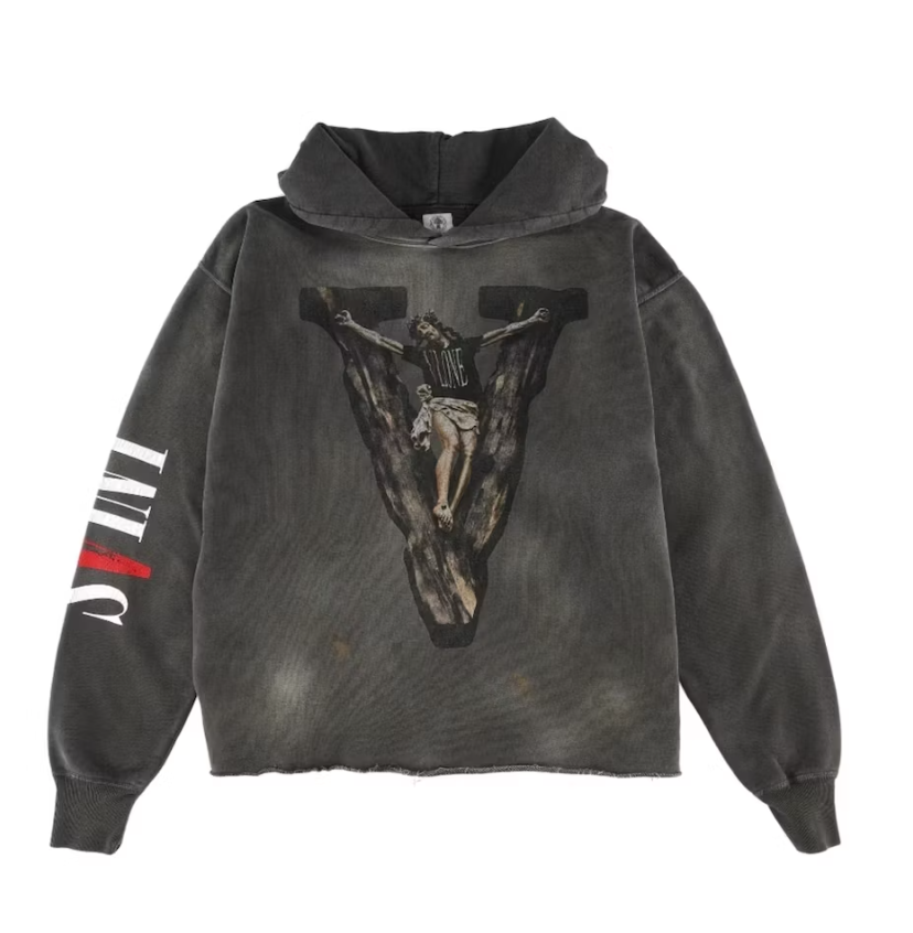 Saint Mxxxxxx x VLONE Hoodie Black