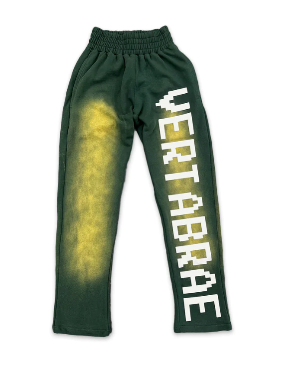 C-2 Sweatpants Green/White
