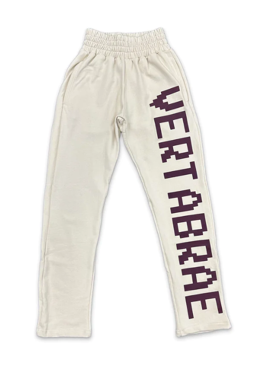 C-2 Sweatpants "Cream/Burgundy"