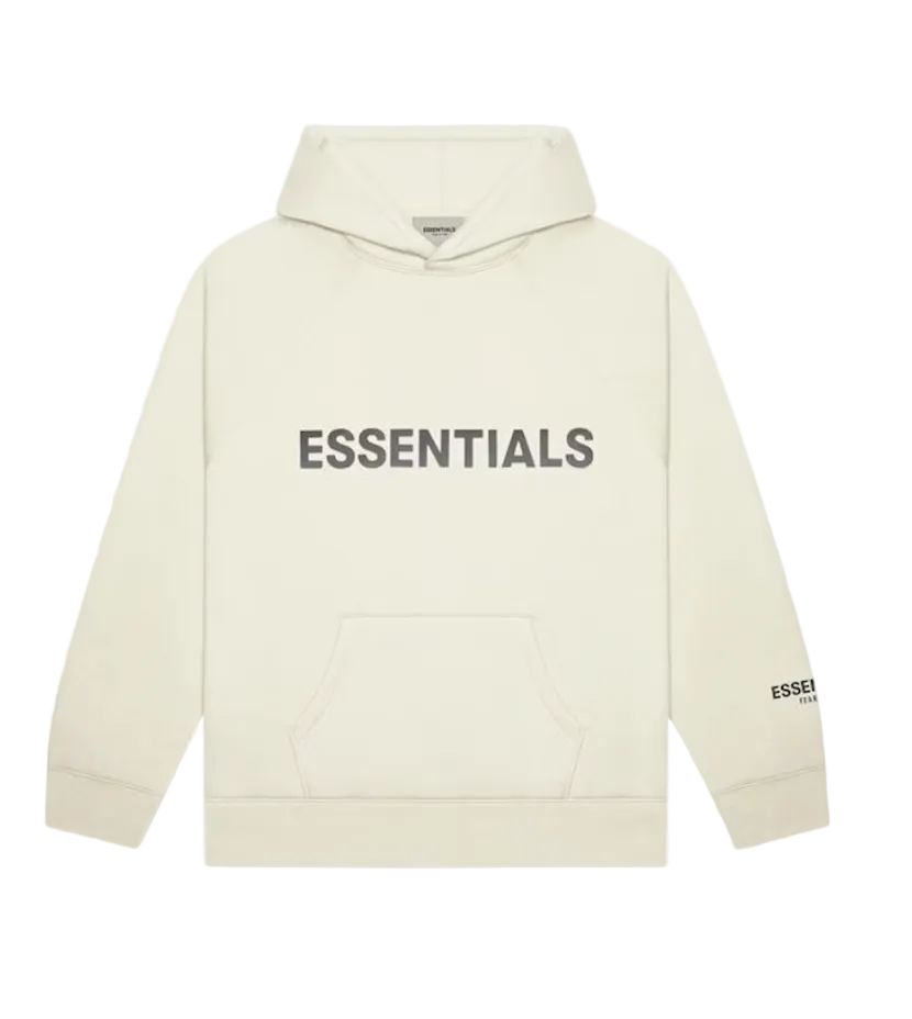Pullover Hoodie Applique Logo Buttercream