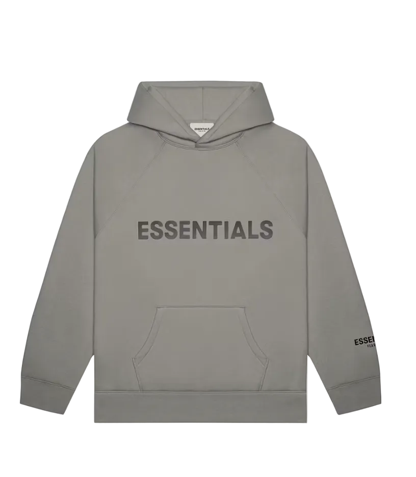 Pullover Hoodie Applique Logo Cement