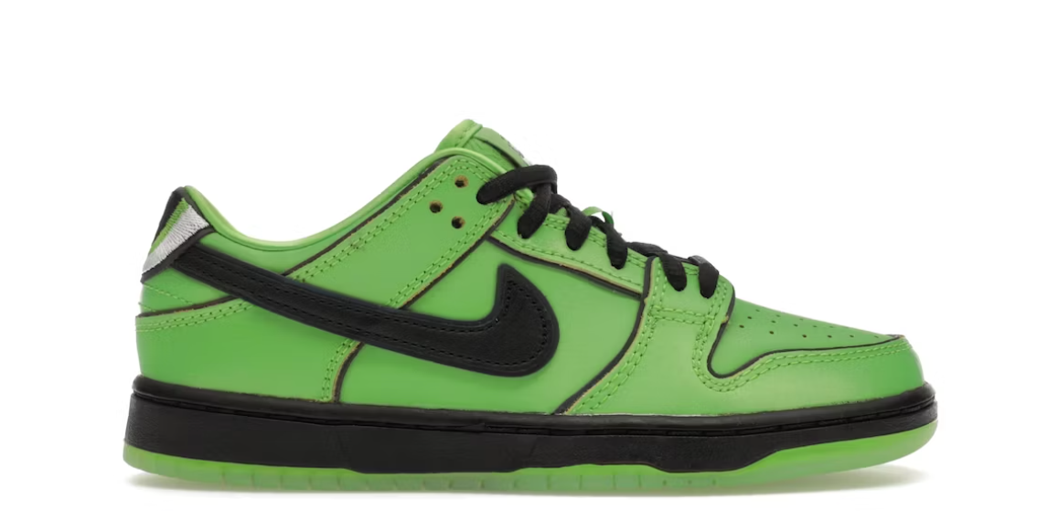 Nike SB Dunk Low The Powerpuff Girls Buttercup (PS)
