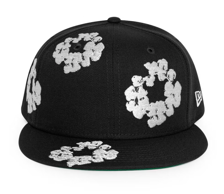New Era Cotton Wreath 59/50 Cap Black