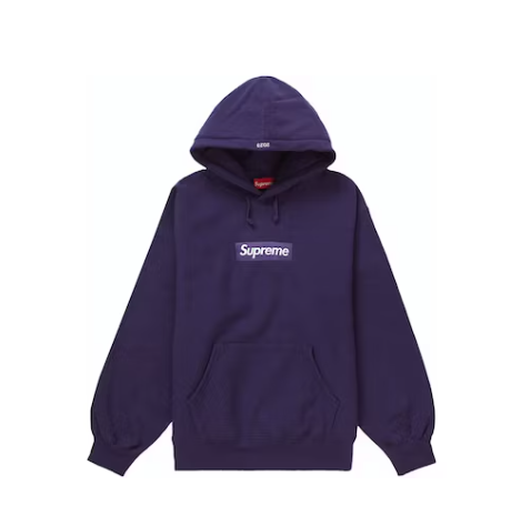 Box Logo Hooded Sweatshirt (FW23) Dark Purple