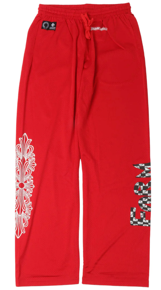 Matty Boy sports Mesh Varsity Pants Red