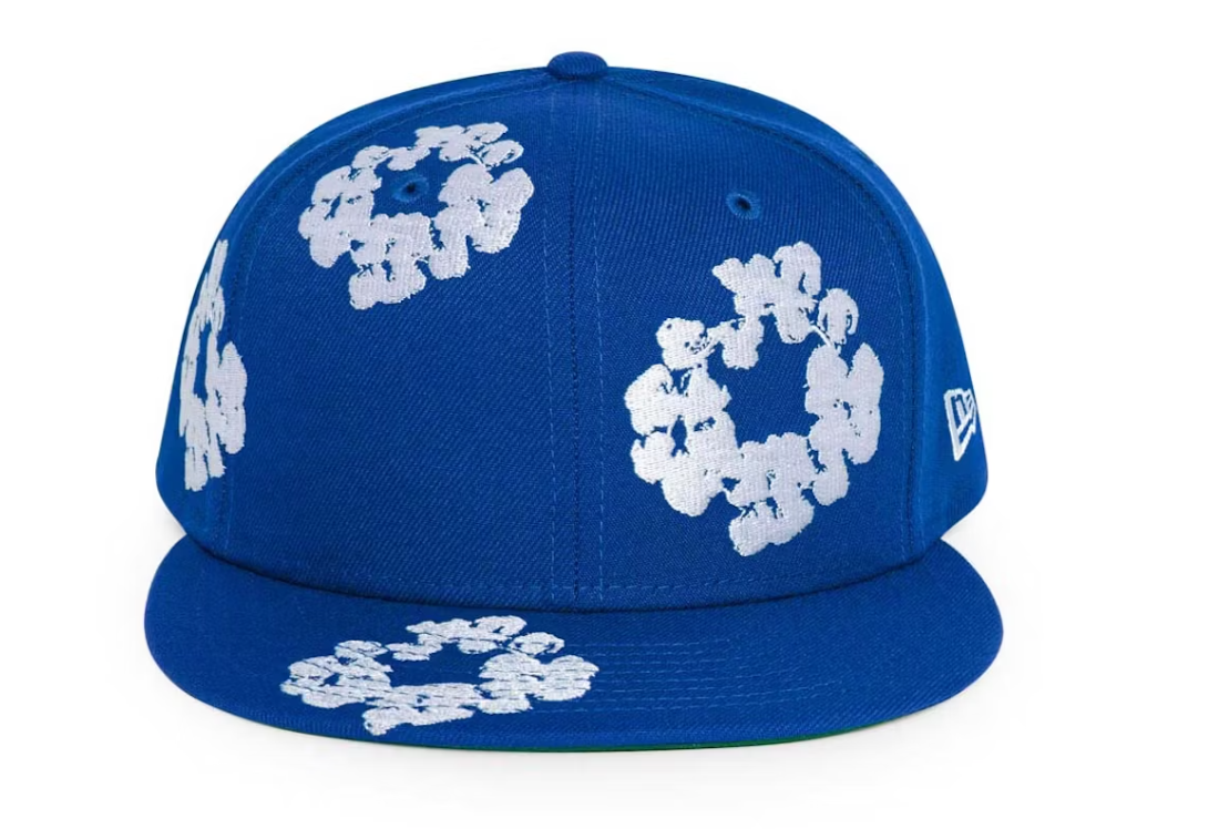 New Era Cotton Wreath 59/50 Cap Royal Blue