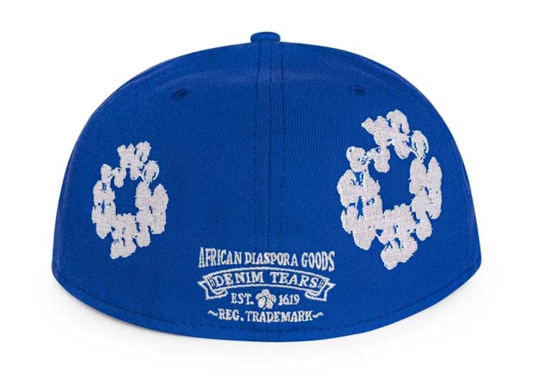 New Era Cotton Wreath 59/50 Cap Royal Blue