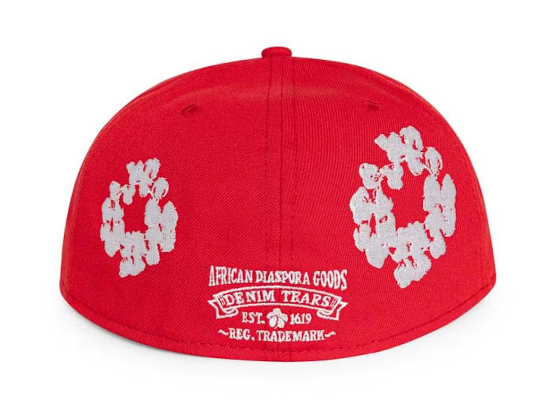 New Era Cotton Wreath 59/50 Cap Red