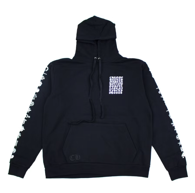 Multi Logo Pullover Hoodie