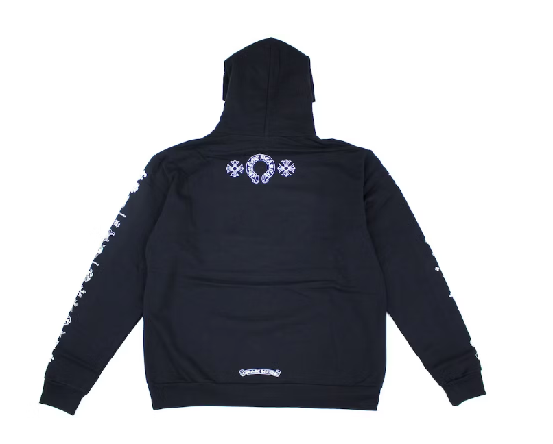 Multi Logo Pullover Hoodie