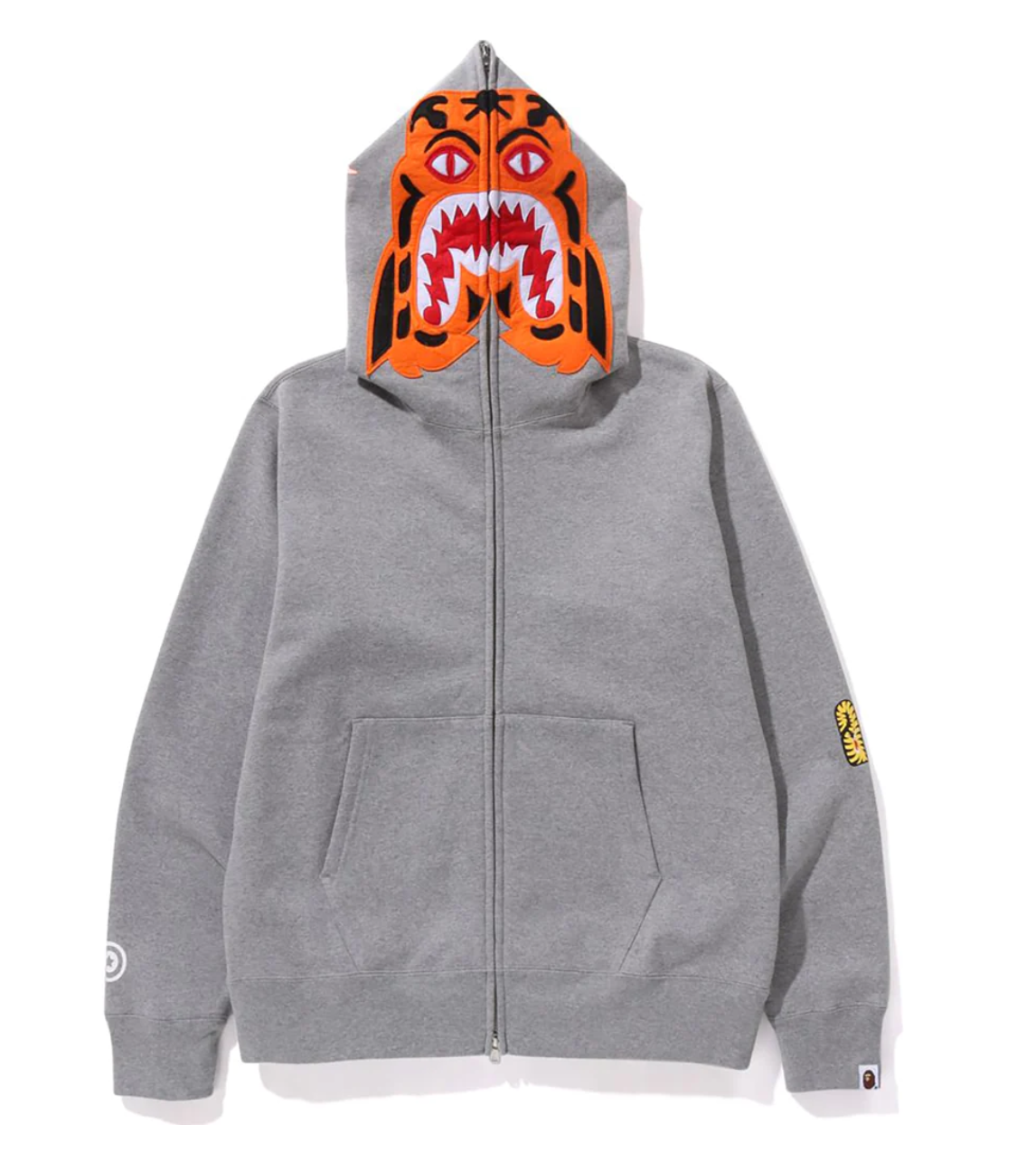 Bape Gray Tiger Full Zip Hoodie