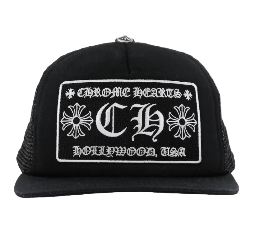 CH Hollywood Trucker Hat Black/Black