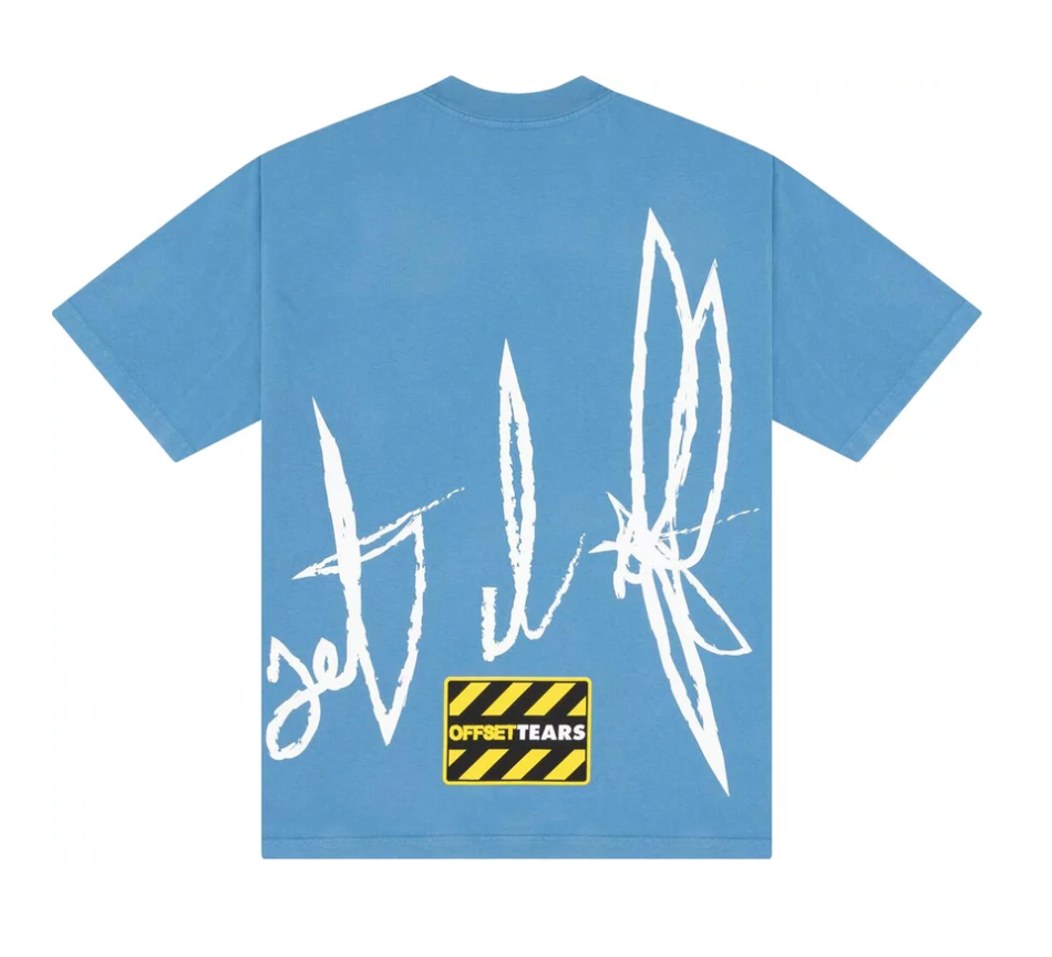 Denim Tears x Offset Set It Off #1 T-Shirt Blue