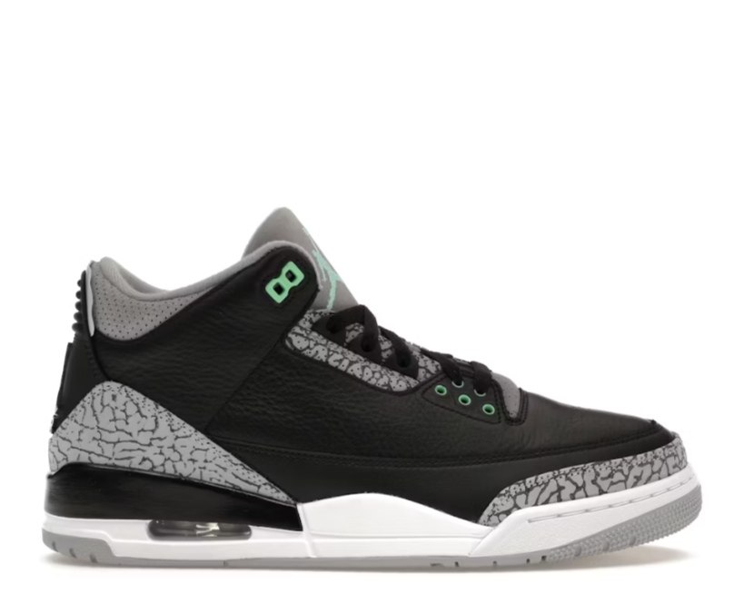 Jordan 3 Retro Green Glow