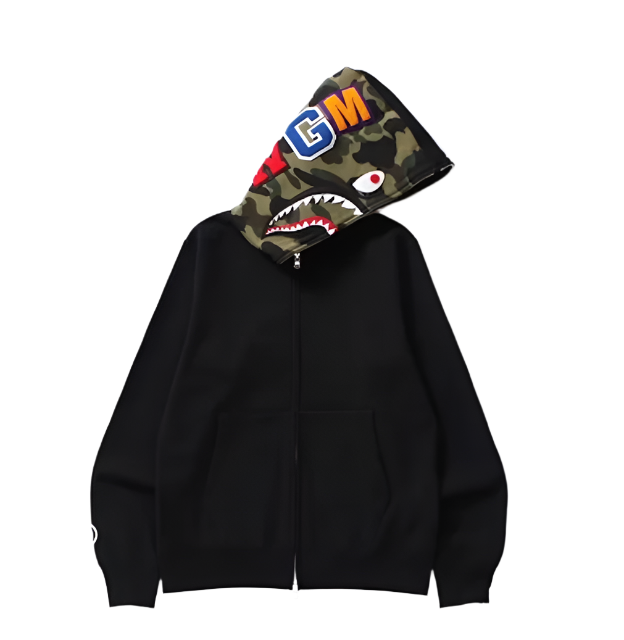 BAPE Black Shark Full Zip Hoodie