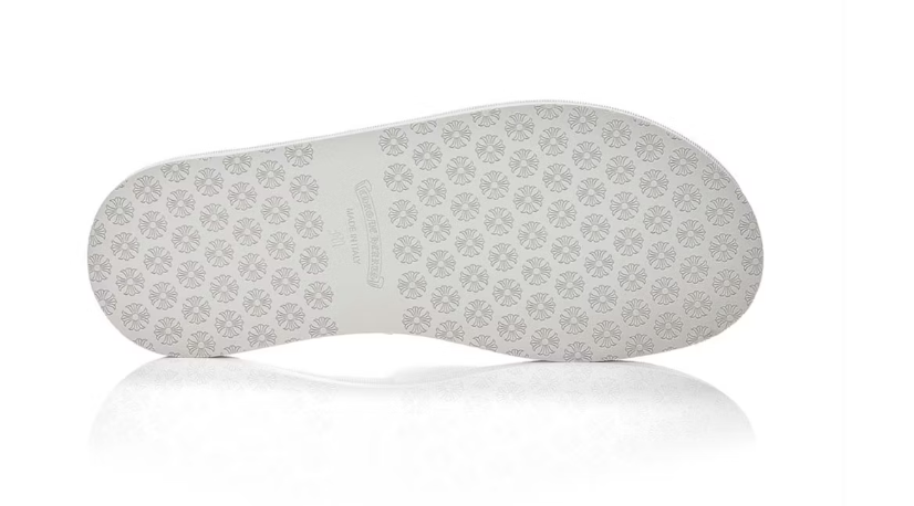 Chrome Hearts Hotel Slippers White