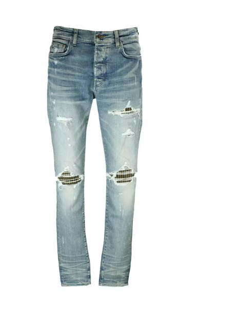 MX1 Clay Indigo Plaid Jean