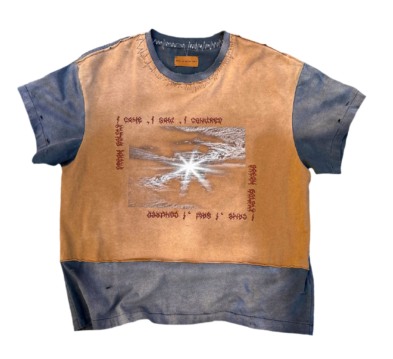 Distressed Stained Tee