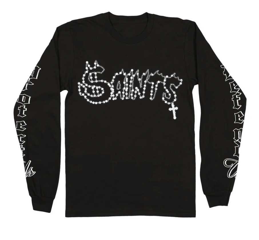Rosary Tee Black