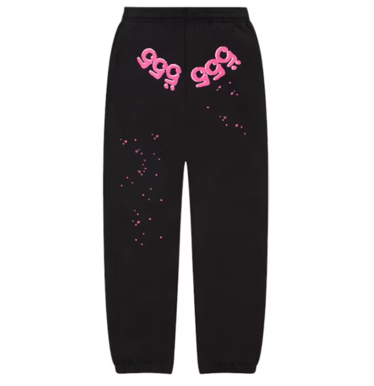 Sp5der Angel Number Sweatpant Black