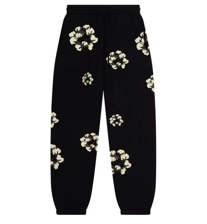 Denim Tears x CPFM Cactus Tears Wreath Sweatpants Black