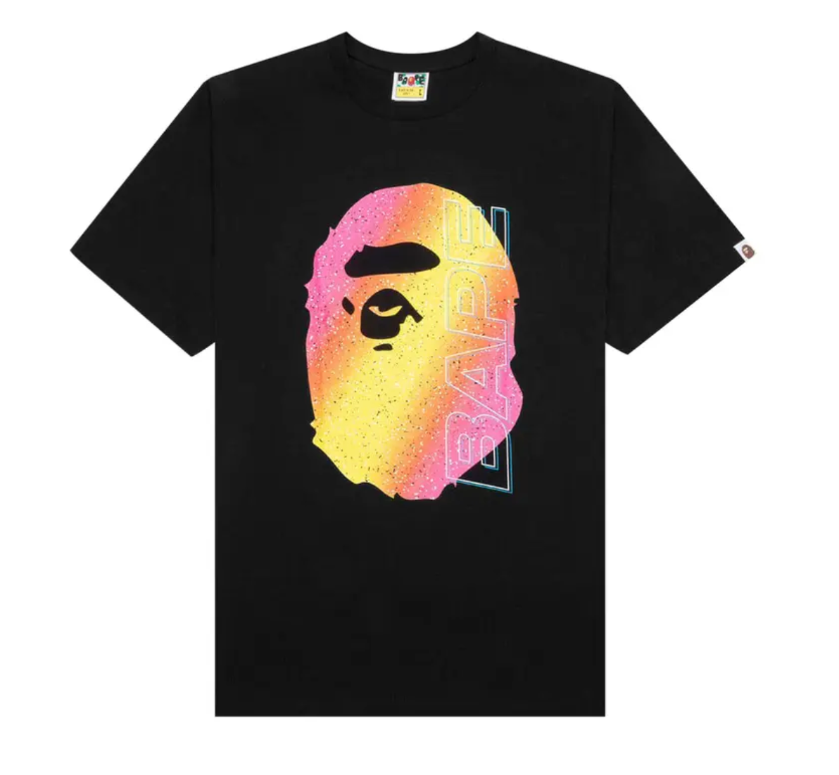 Black Electro Neon Tee