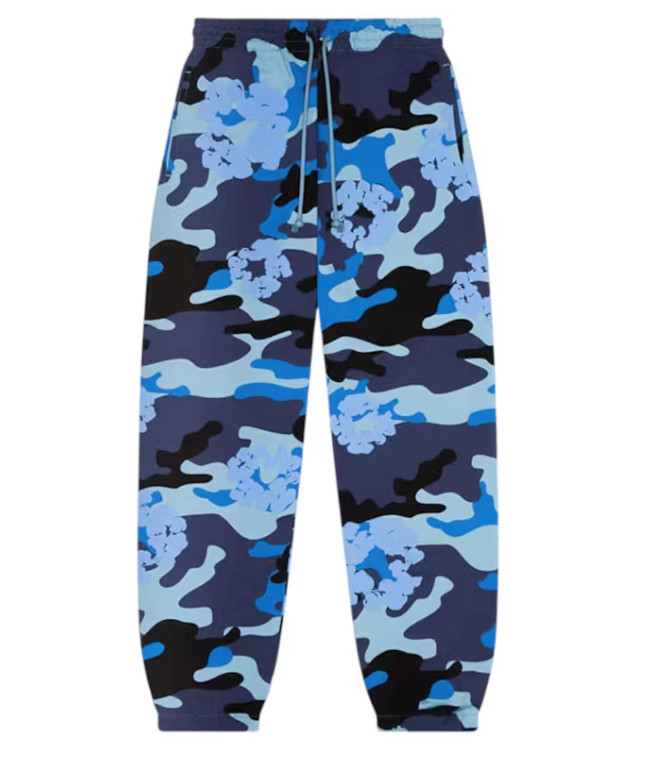 Denim Tears The Cotton Wreath Sweatpant Blue Camo