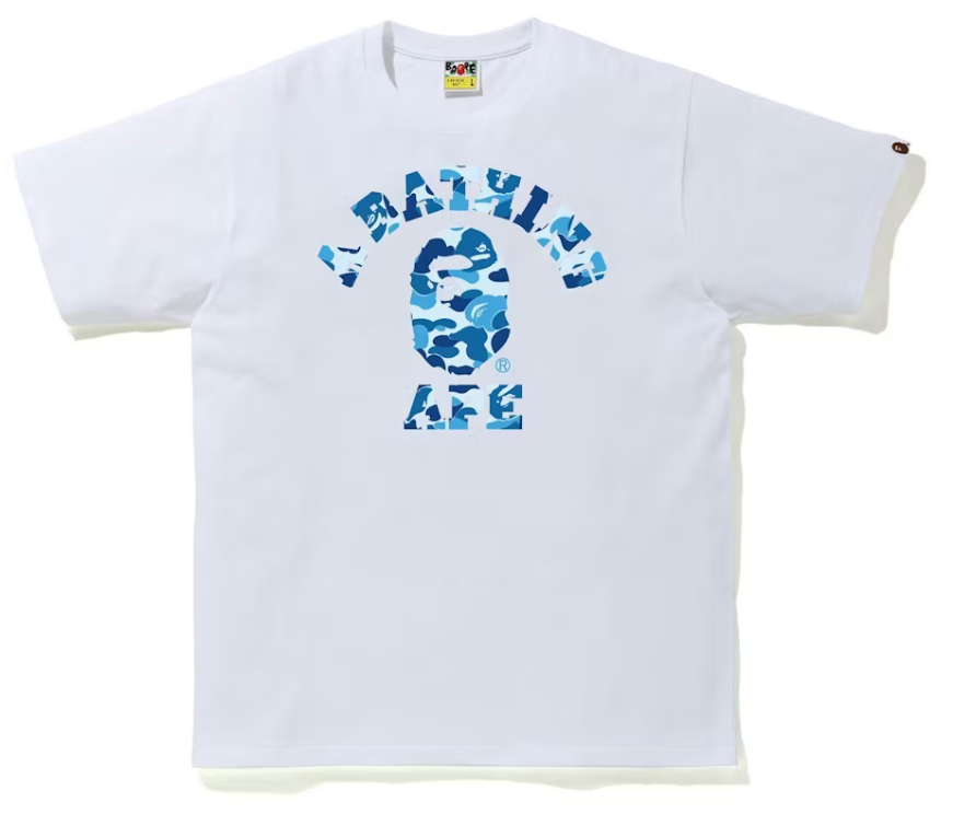 ABC Camo College Tee White/Blue (SS21)