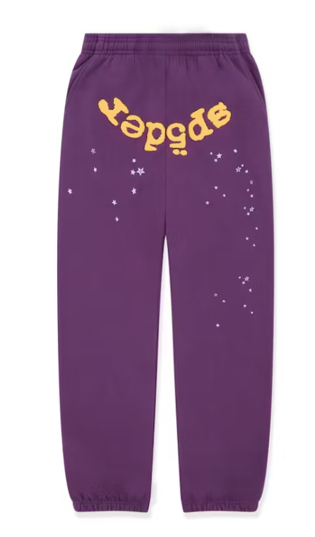 Sp5der Star OG Web V2 Sweatpant Purple