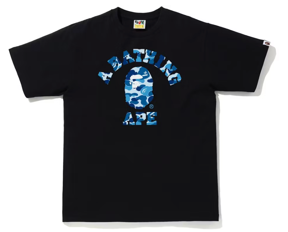 ABC Camo College Tee (SS21) Black/Blue