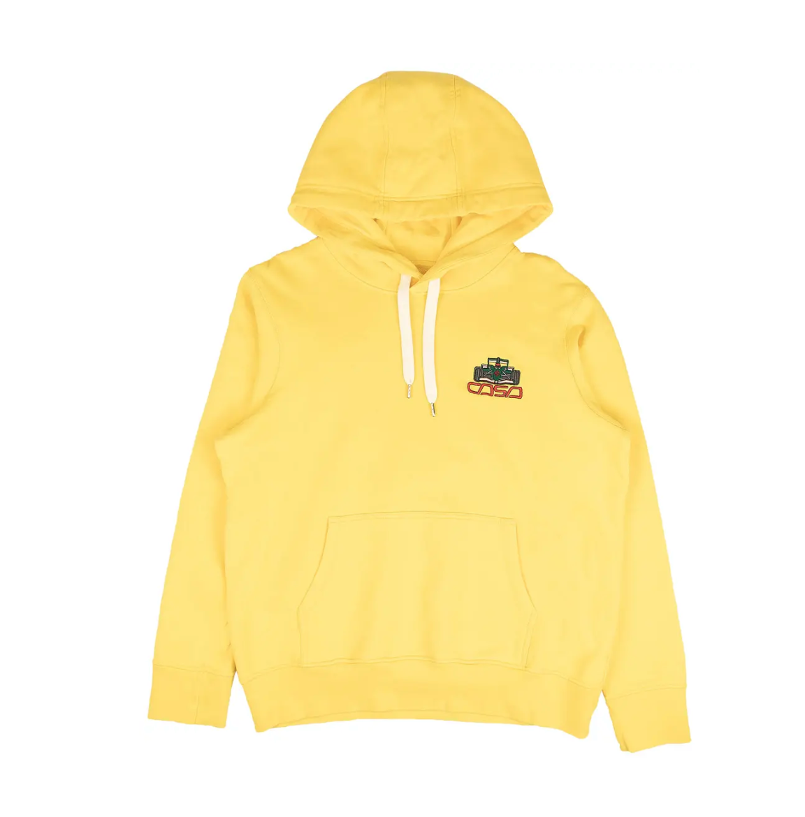 Casablanca Racing Icon Embroidered Hoodie 'Yellow'