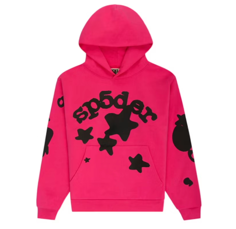 Sp5der Beluga Hoodie Pink