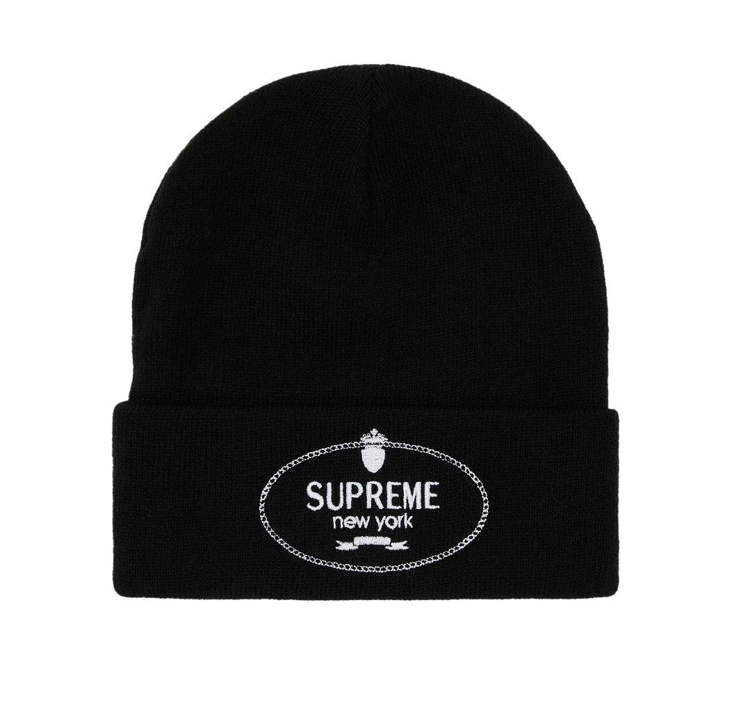 Supreme Crest Beanie 'Black'