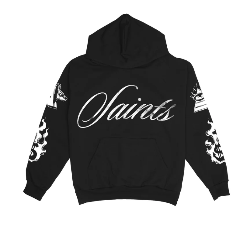 Spiritual Hoodie Black/White