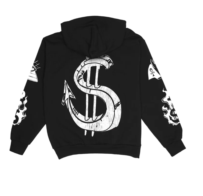 Spiritual Hoodie Black/White