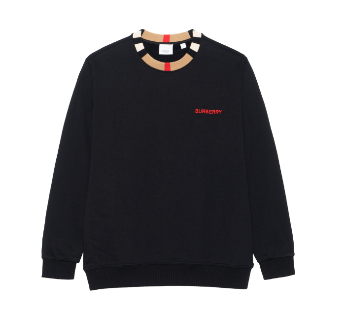Long Sleeves Icon Stripe Crewneck
