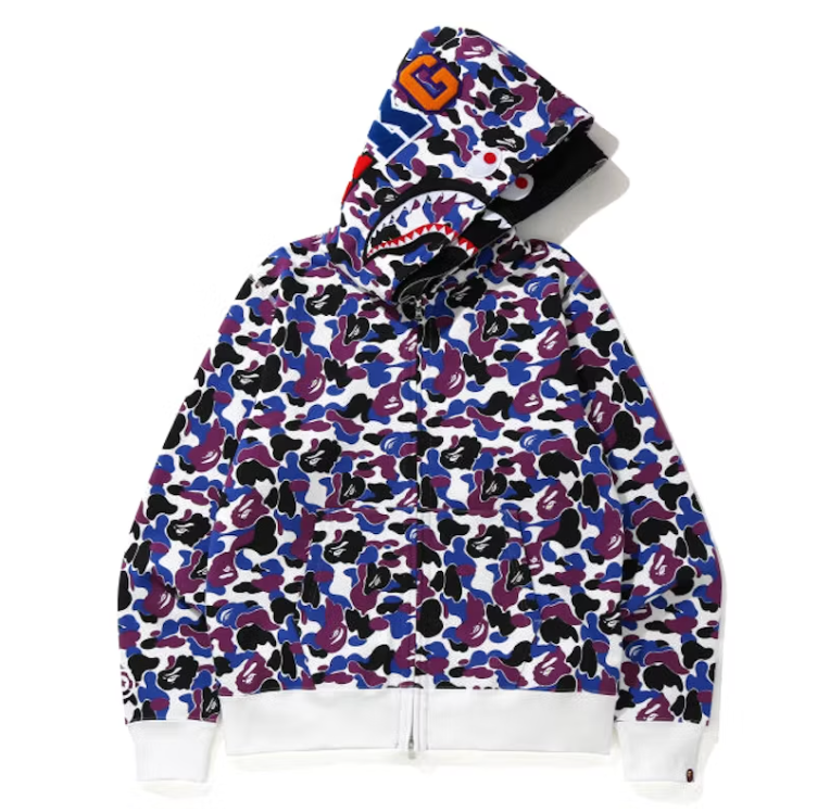 Hong Kong Separate Shark Full Zip Hoodie