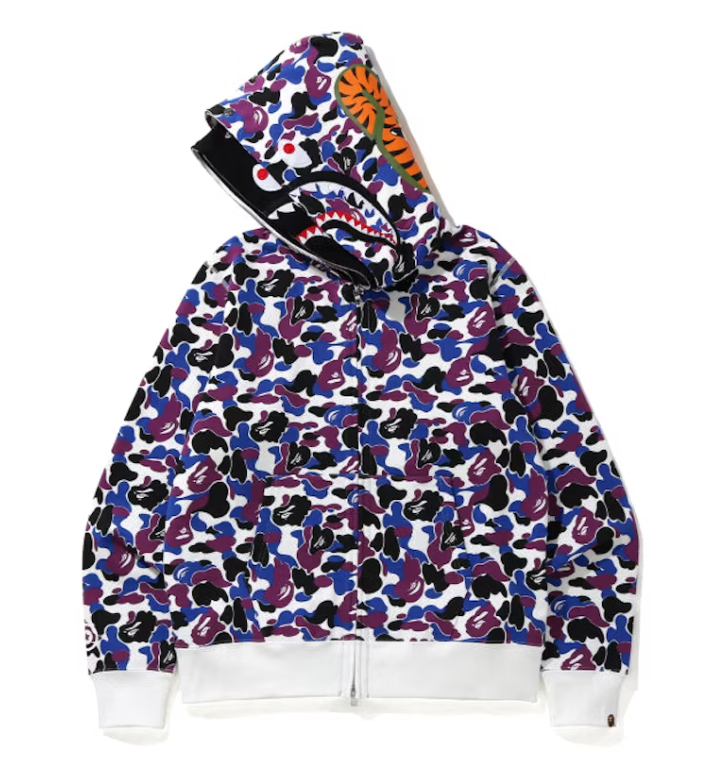 Hong Kong Separate Shark Full Zip Hoodie