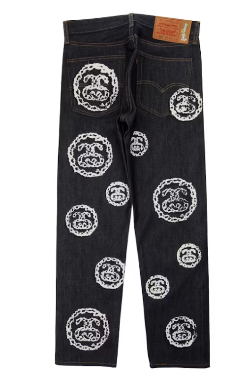 Stussy x Denim Tears 501 Jean Raw Denim