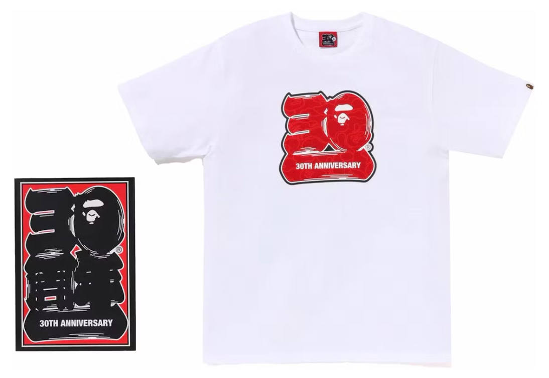 30th Anniversary II Tee White/Red