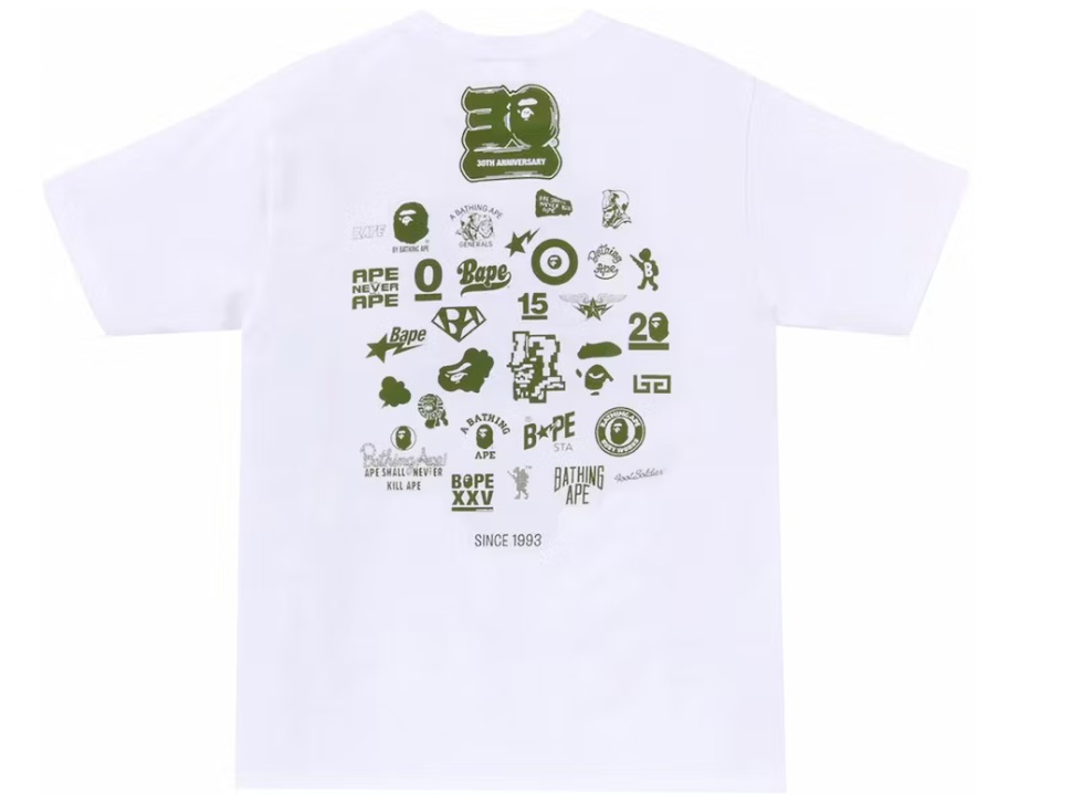 30th Anniversary II Tee White/Green