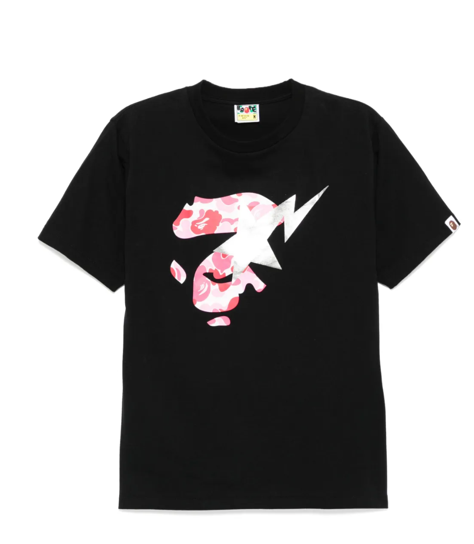 Black ABC Camo Ape Face STA T-shirt