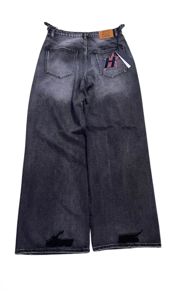 Crystal H-Star Black Jeans
