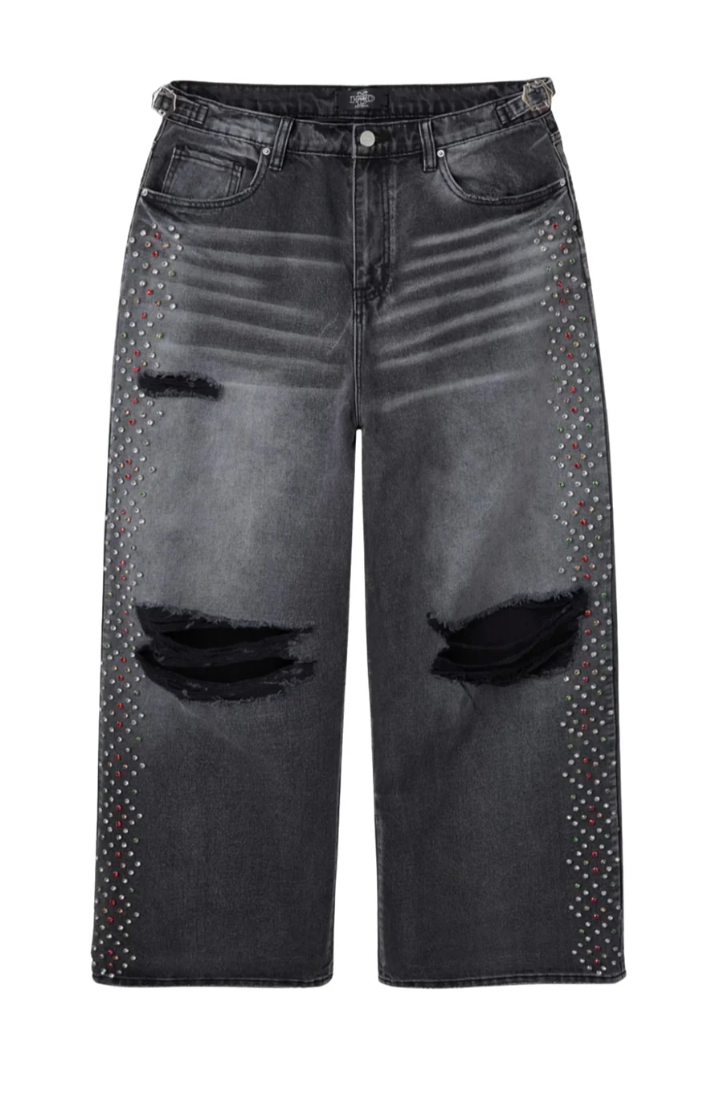 Crystal H-Star Black Jeans