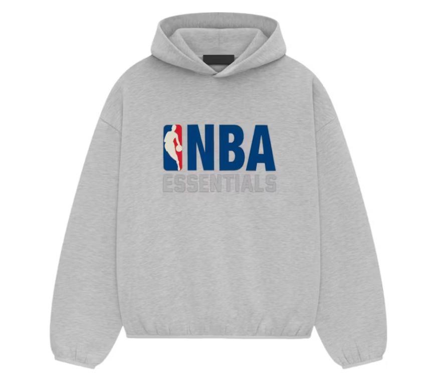 Essentials NBA Hoodie Light Heather