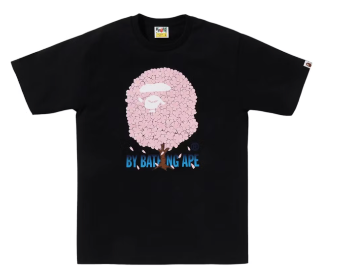 Black By Bathing Ape Sakura #1 Tee
