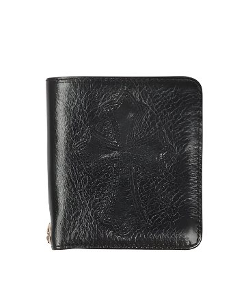 Black Cross Patch Wallet