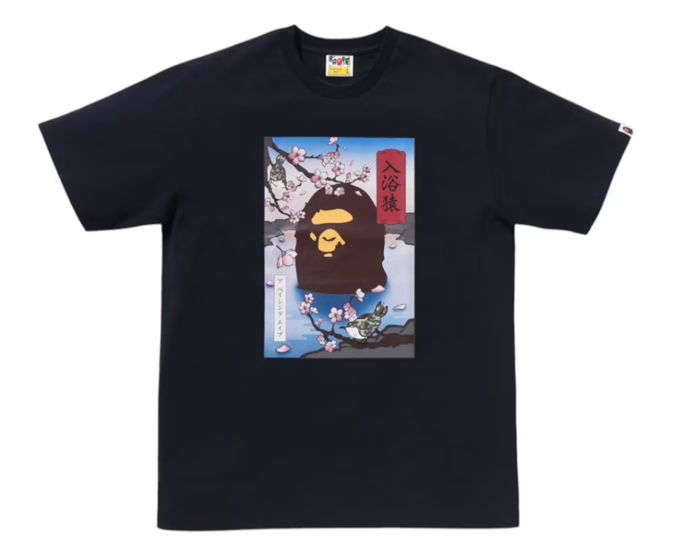 Japan A Bathing Ape Tee (SS25) Navy