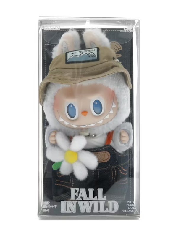 Pop Mart Labubu The Monsters Fall In Wild Vinyl Plush Doll Pendant Keychain