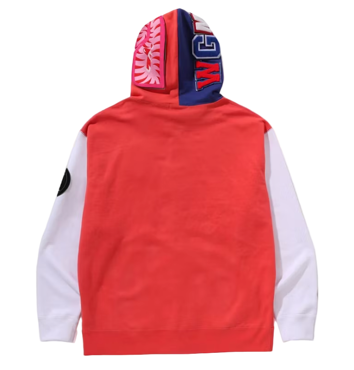 Shark Full Zip Japan Hoodie Red